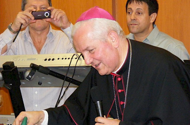 Susret sa biskupom Franjom Komaricom