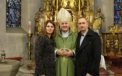 Sobota, 16. november 2019, srečanje s škofom Franjo Komarico